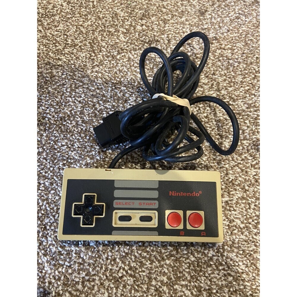 Official Nintendo NES Controller Paddle Remote Authentic OEM NES-004 Tested